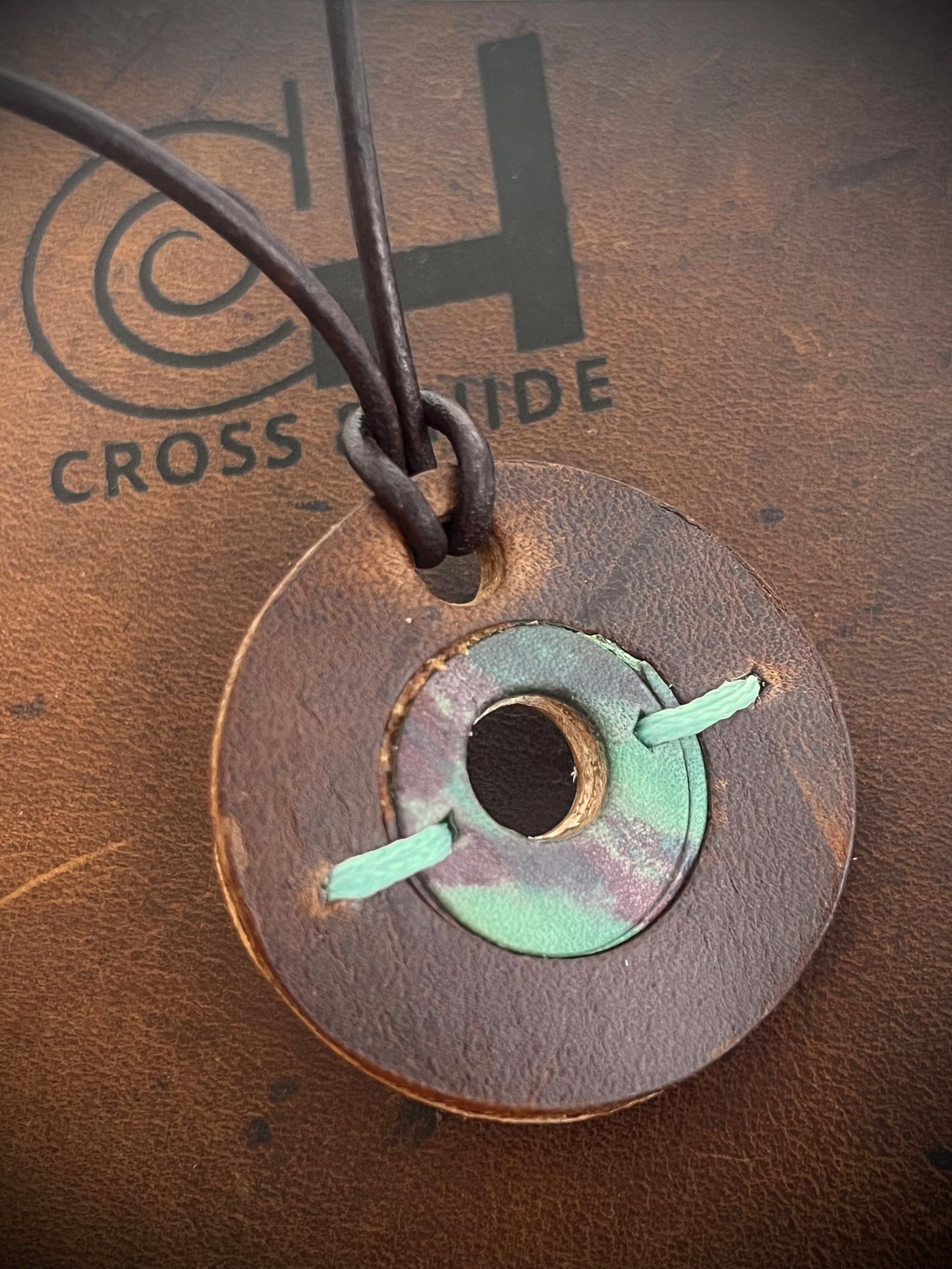 The Neck Nomad (Saddle Brown and Turquoise)