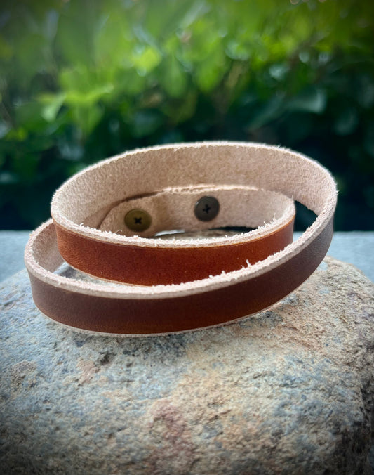 The Daily Loop (Double Wrap, English Bridle/Range Tan)