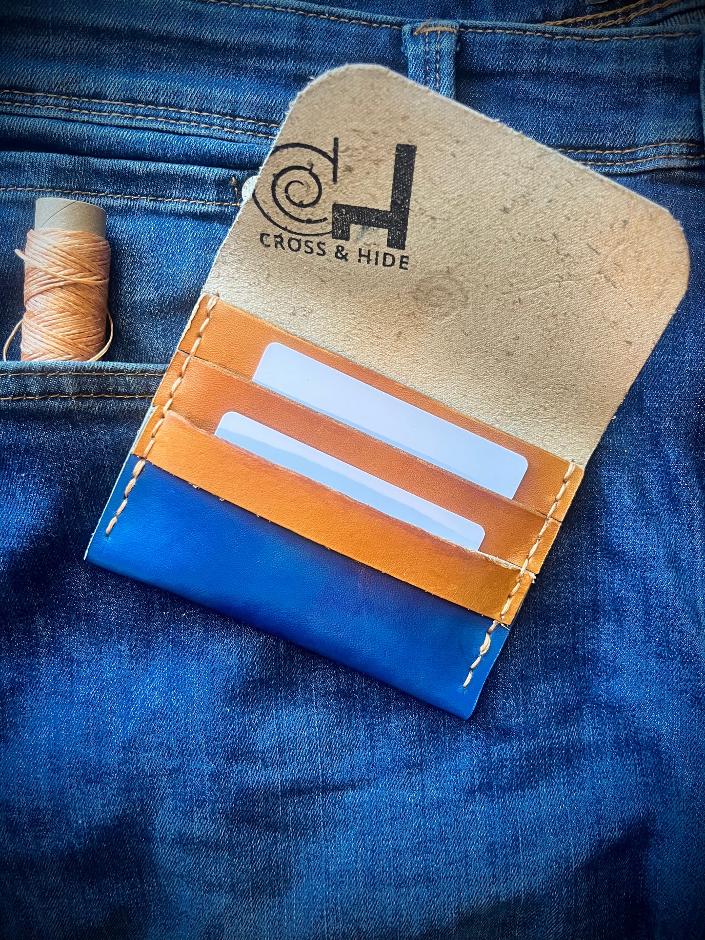 The Strap Happy (Navy Blue/English Bridle)