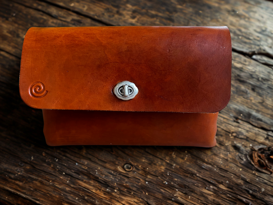 The Bad Betty "Cross" Body Bag/Wristlet English Bridle