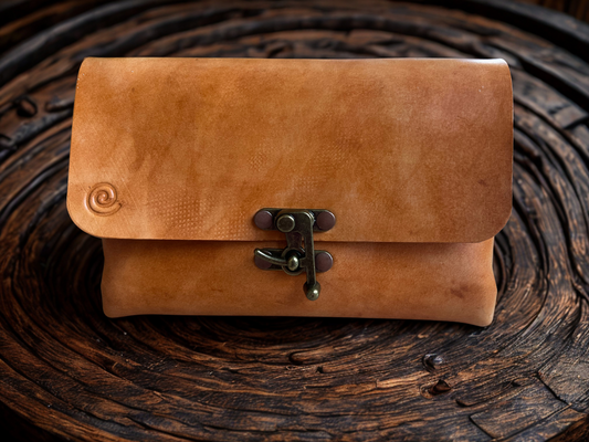 The Bad Betty "Cross" Body Bag/Wristlet Range Tan