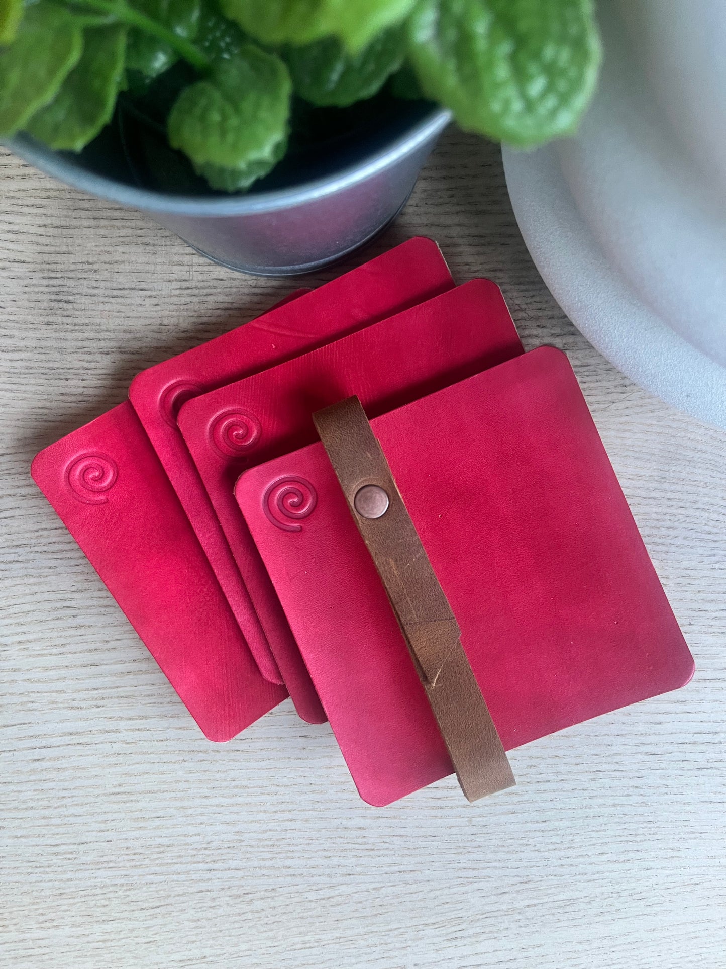 The Sip Slip, (Red) Hide and Home Collection