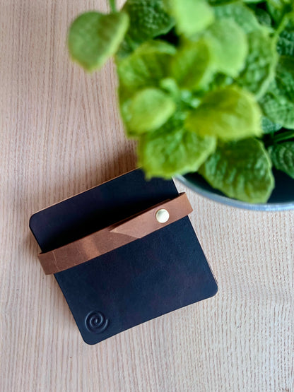 The Sip Slip, (Mahogany - almost Black) Hide and Home Collection