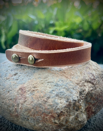 The Daily Loop (Double Wrap, English Bridle/Range Tan)