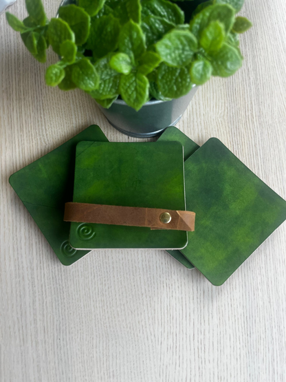 The Sip Slip, (Forest Green) Hide and Home Collection