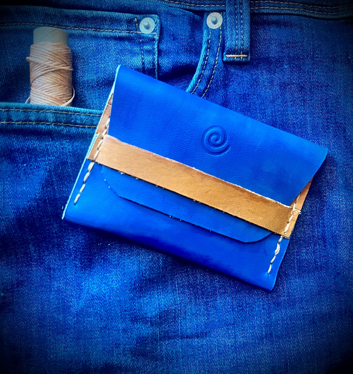 The Strap Happy (Navy Blue/English Bridle)